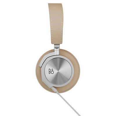 B&O PLAY by Bang & Olufsen Beoplay H6 II On-Ear Headphones with Mic/Remote Natural Leather
